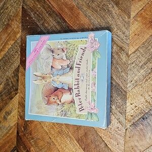 Vintage Peter Rabbit and Friends book and sticker collection set